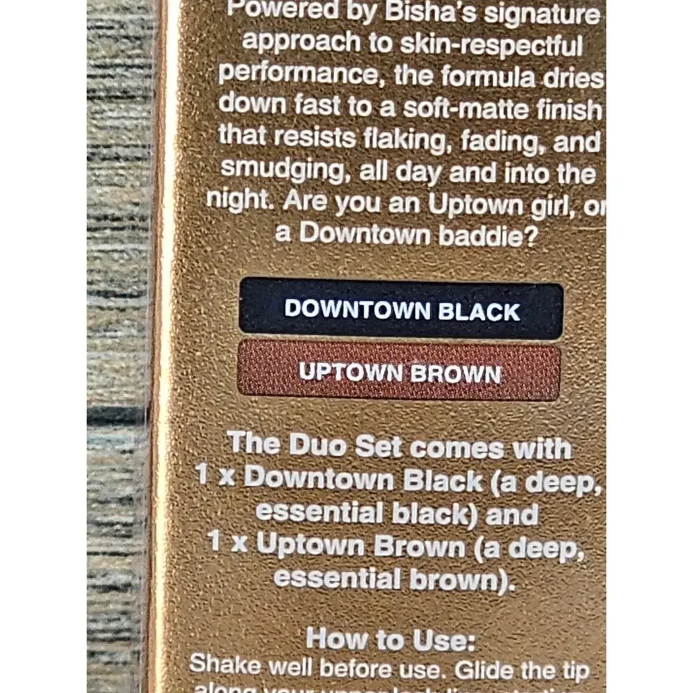BISHA  Essential Eye Designer Duo Brown & Black